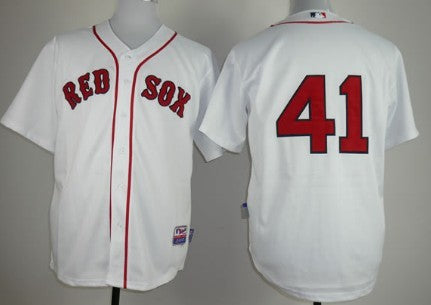 John Lackey Boston Red Sox white jersey
