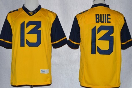 Andrew Buie West Virginia Mountaineers yellow Limited jersey