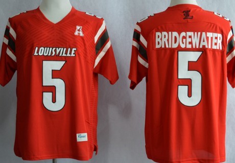 Teddy Bridgewater Louisville Cardinals red jersey