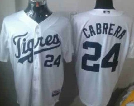 Miguel Cabrera Detroit Tigers white jersey