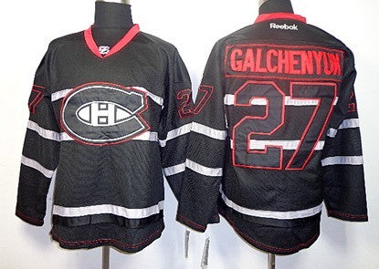 Alex Galchenyuk Montreal Canadiens black jersey