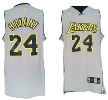Kobe Bryant Revolution Los Angeles Lakers gray jersey