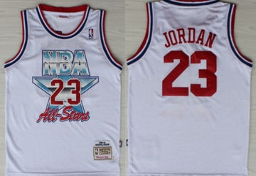 NBA All-Star white Throwback jersey