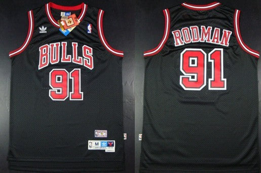 Dennis Rodman Chicago Bulls black Throwback jersey