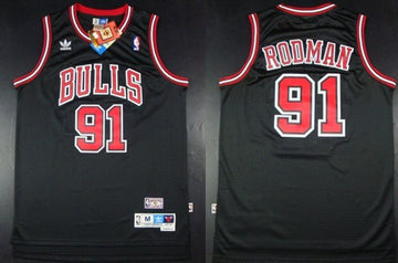 Dennis Rodman Chicago Bulls black Throwback jersey