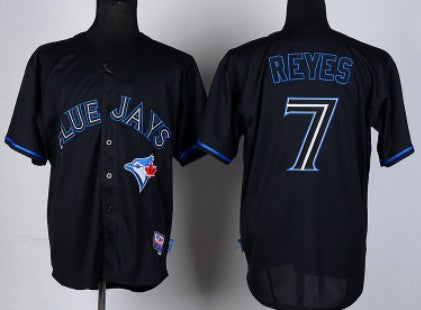 Jose Reyes Toronto Blue Jays black Fashion jersey