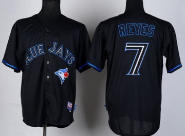 Jose Reyes Toronto Blue Jays black Fashion jersey