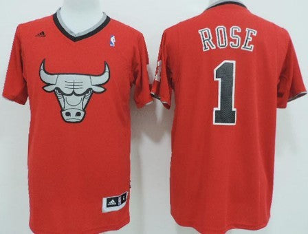 Derrick Rose Revolution Chicago Bulls red jersey