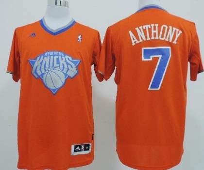 Carmelo Anthony Revolution New York Knicks orange jersey