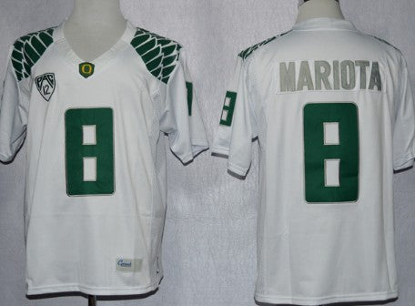 Marcus Mariota Oregon Ducks white Limited jersey