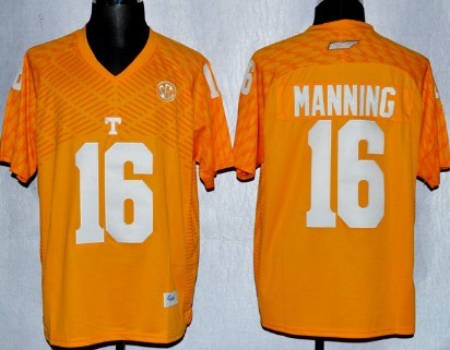 Peyton Manning Tennessee Volunteers orange jersey