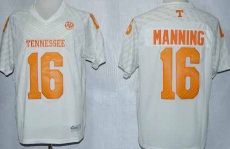 Peyton Manning Tennessee Volunteers white jersey