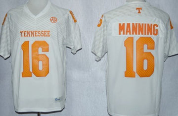 Peyton Manning Tennessee Volunteers white jersey