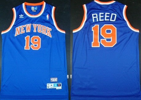 Willis Reed New York Knicks blue Throwback jersey