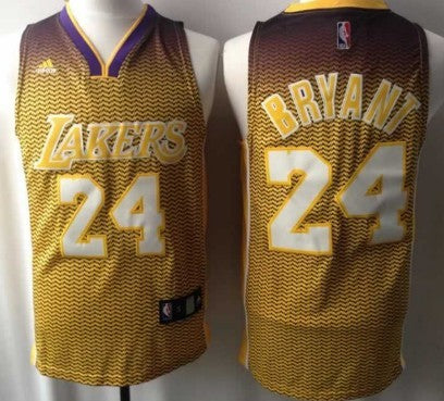 Kobe Bryant Los Angeles Lakers yellow Fashion jersey