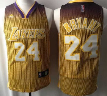 Kobe Bryant Los Angeles Lakers yellow Fashion jersey