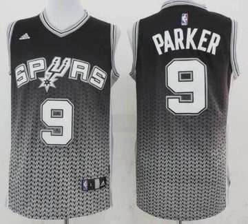 Tony Parker San Antonio Spurs black Fashion jersey