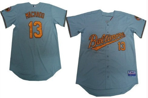 Manny Machado Baltimore Orioles gray jersey