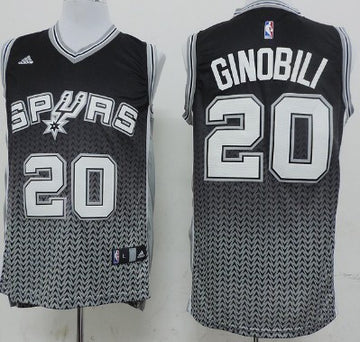 Manu Ginobili San Antonio Spurs black Fashion jersey