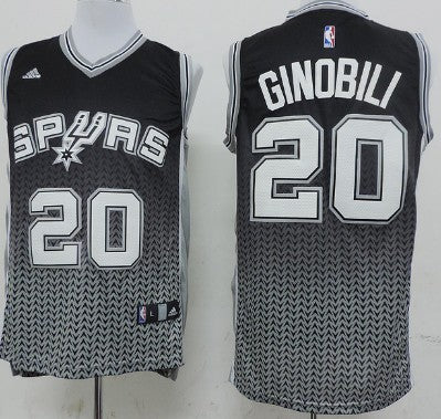 Manu Ginobili San Antonio Spurs black Fashion jersey
