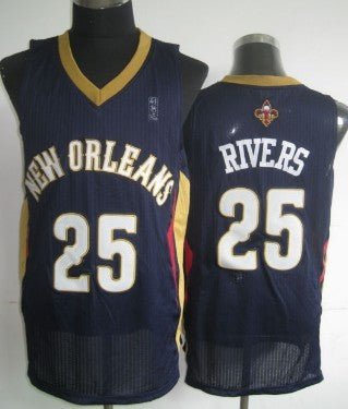 Austin Rivers New Orleans Pelicans navy jersey