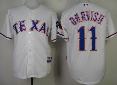Yu Darvish Texas Rangers white jersey