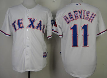Yu Darvish Texas Rangers white jersey