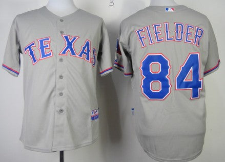 Prince Fielder Texas Rangers gray jersey