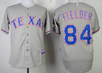 Prince Fielder Texas Rangers gray jersey