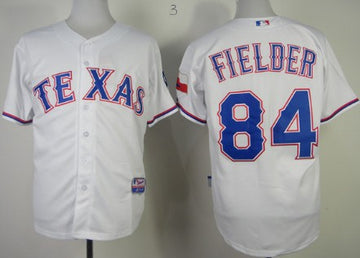 Prince Fielder Texas Rangers white jersey