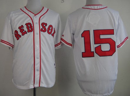 Dustin Pedroia Boston Red Sox white jersey