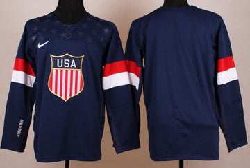Custom Team USA Hockey navy jersey