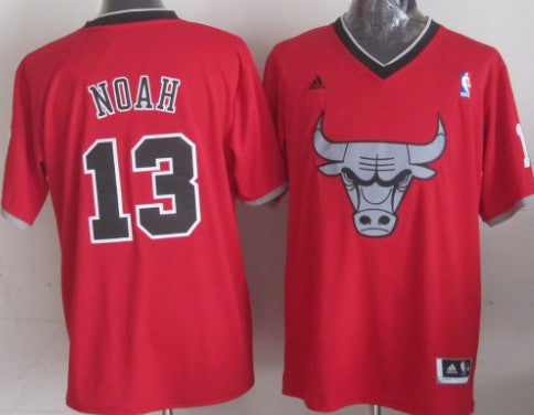 Joakim Noah Revolution Chicago Bulls red jersey