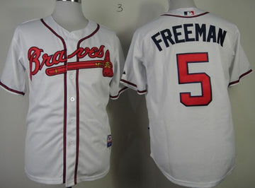 Freddie Freeman Atlanta Braves white jersey
