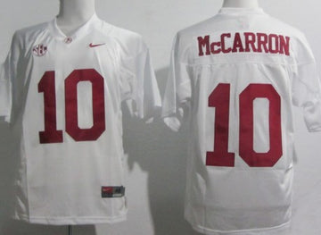 A.J. McCarron Alabama Crimson Tide white jersey