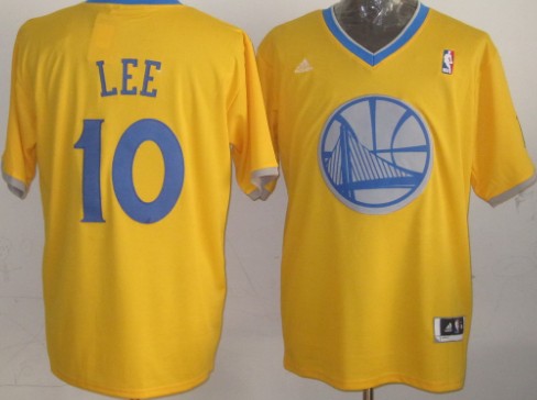 David Lee Revolution Golden State Warriors yellow jersey