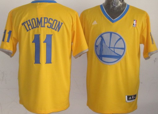 Klay Thompson Revolution Golden State Warriors yellow jersey