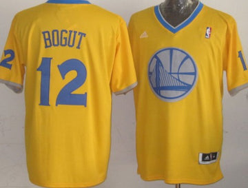 Andrew Bogut Revolution Golden State Warriors yellow jersey