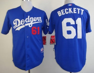 Josh Beckett Los Angeles Dodgers blue jersey