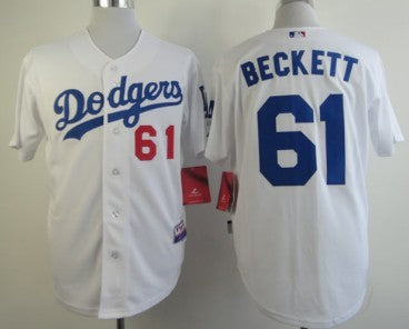 Josh Beckett Los Angeles Dodgers white jersey