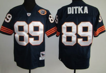 Mike Ditka Chicago Bears blue Throwback jersey