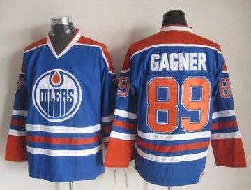 Sam Gagner Edmonton Oilers royal Throwback jersey