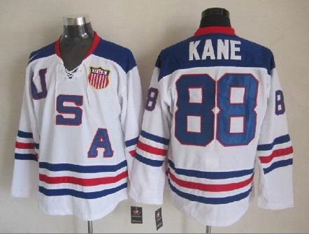 Patrick Kane Team USA Hockey white jersey