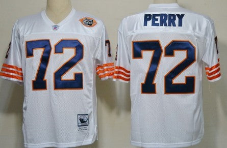 William Perry Chicago Bears white Throwback jersey