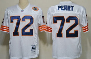 William Perry Chicago Bears white Throwback jersey