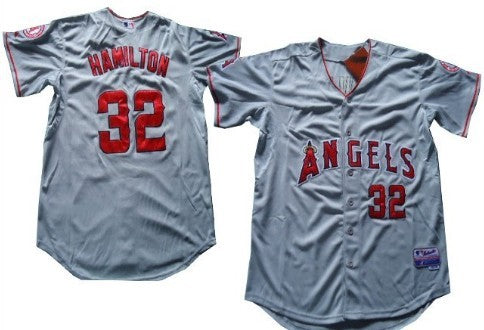 LA Los Angeles Angels gray jersey