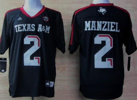 Johnny Manziel Texas A&M Aggies black jersey