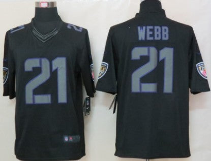 Nike Lardarius Webb Baltimore Ravens black Limited jersey