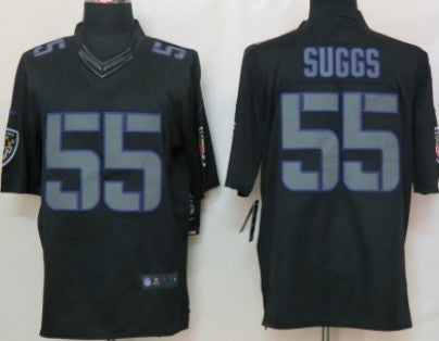 Nike Terrell Suggs Baltimore Ravens black Limited jersey