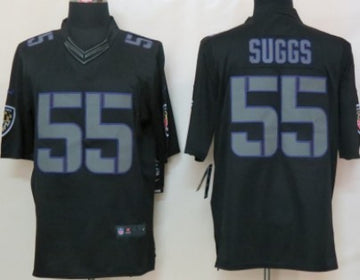 Nike Terrell Suggs Baltimore Ravens black Limited jersey